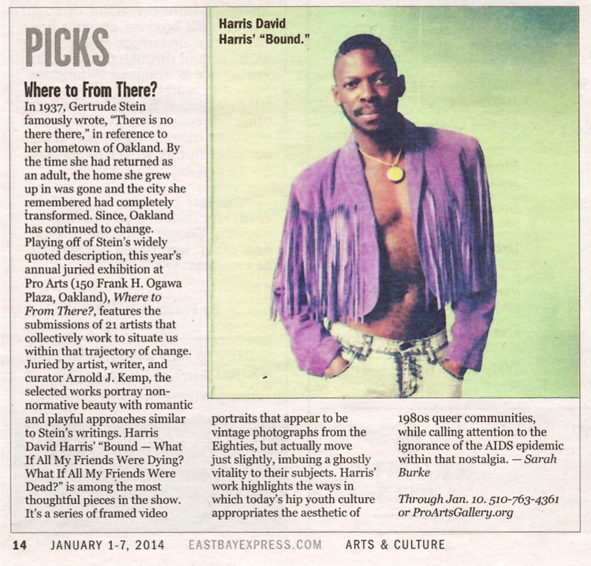 East Bay Express writeup for Bound featuring image from Rotimi